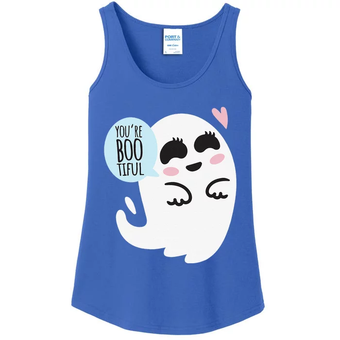 Youre Bootiful Boo Ghost Cute Funny Halloween Costume Ladies Essential Tank