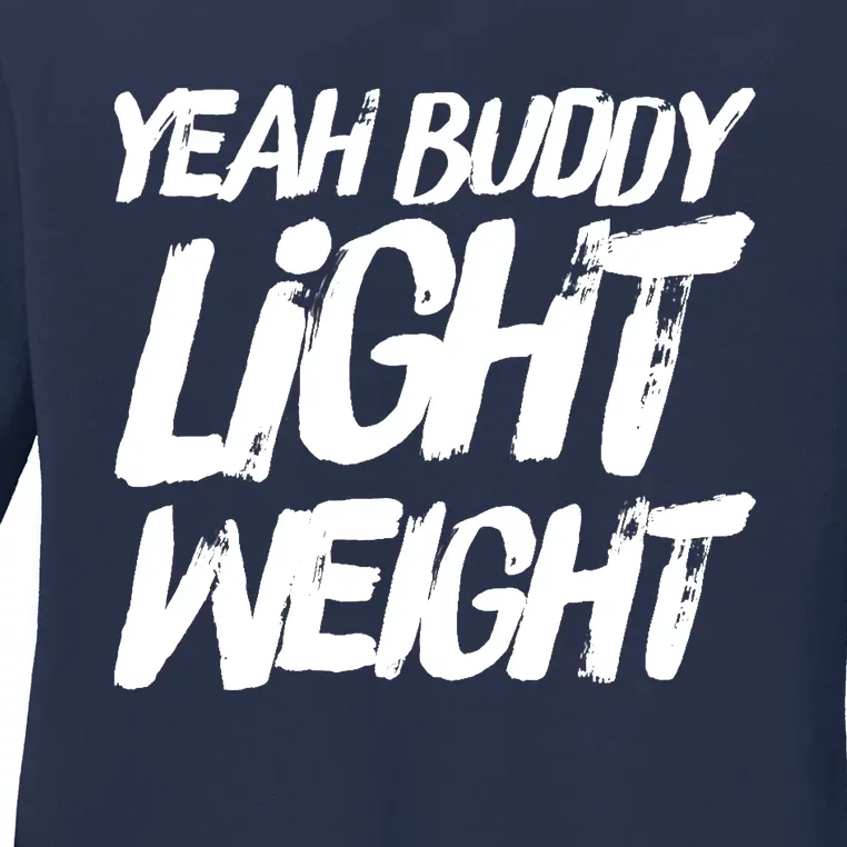 Yeah Buddy Bodybuilding Training Gym Fitness Ladies Long Sleeve Shirt