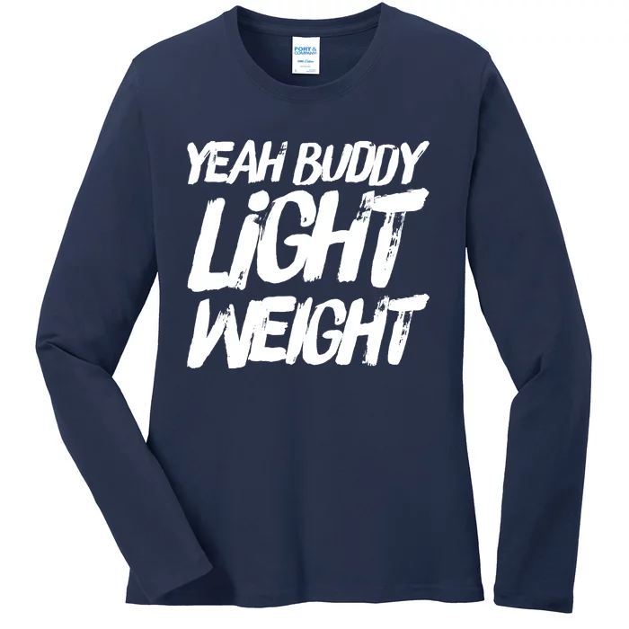 Yeah Buddy Bodybuilding Training Gym Fitness Ladies Long Sleeve Shirt