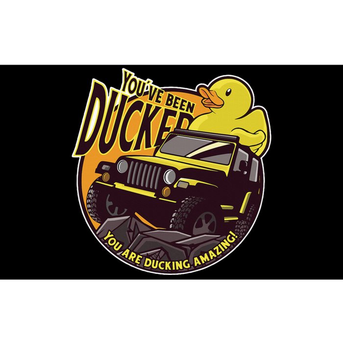 YouVe Been Ducked! Duck Off Road Vehicle Mallard Bumper Sticker