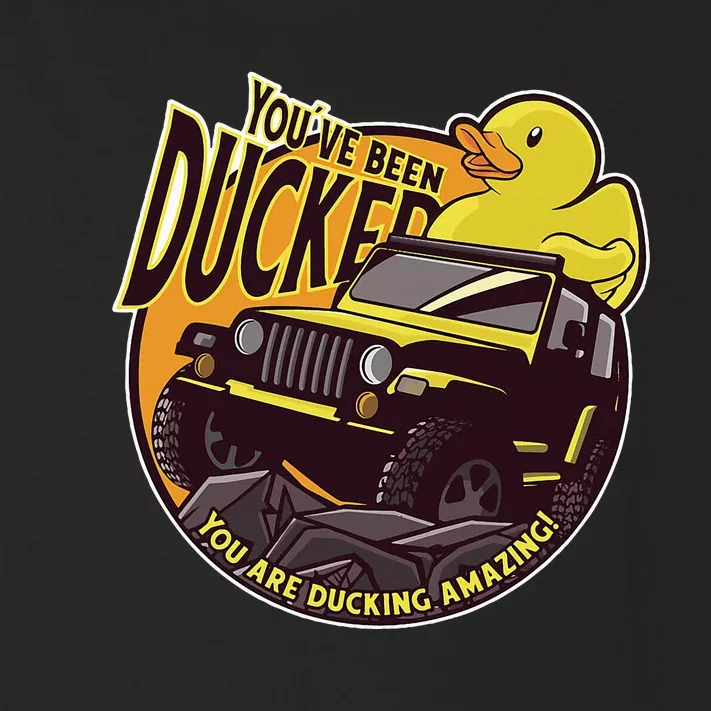 YouVe Been Ducked! Duck Off Road Vehicle Mallard Toddler Long Sleeve Shirt