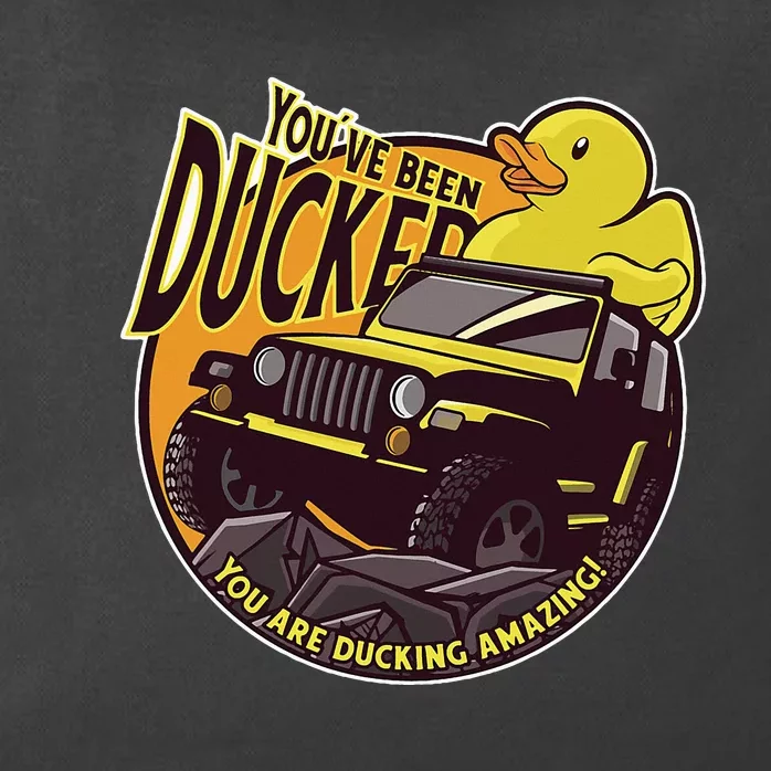 YouVe Been Ducked! Duck Off Road Vehicle Mallard Zip Tote Bag