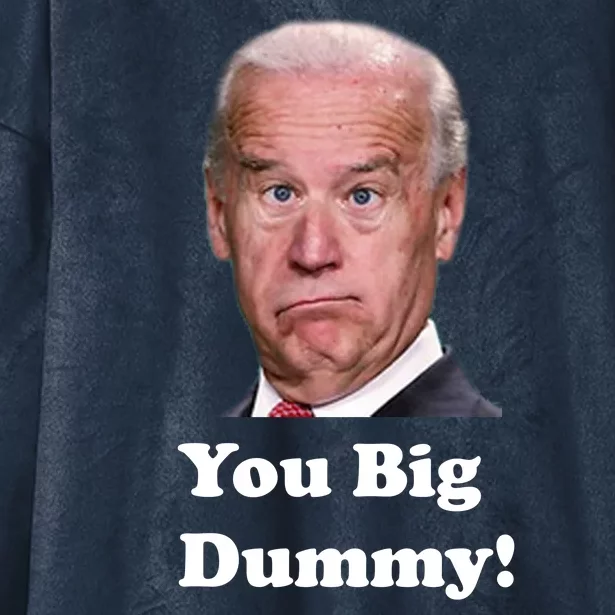 You Big Dummy Joe Biden Hooded Wearable Blanket