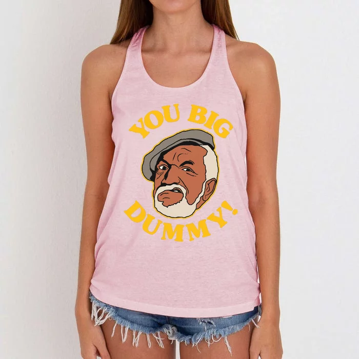 YOU BIG DUMMY Women's Knotted Racerback Tank