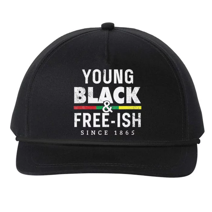 Young Black Freeish 1865 Juneteenth Snapback Five-Panel Rope Hat