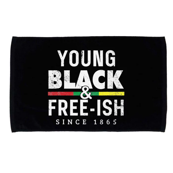 Young Black Freeish 1865 Juneteenth Microfiber Hand Towel