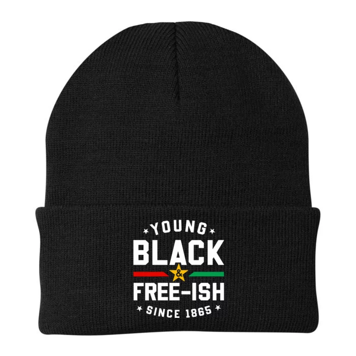 Young Black Freeish Since 1865 Knit Cap Winter Beanie