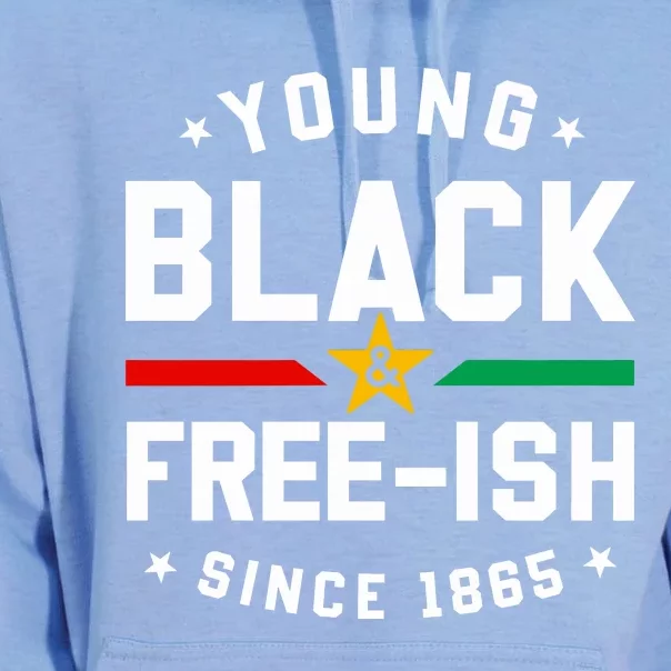 Young Black Freeish Since 1865 Unisex Surf Hoodie