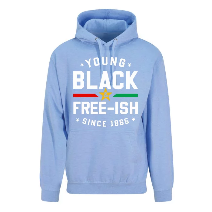 Young Black Freeish Since 1865 Unisex Surf Hoodie