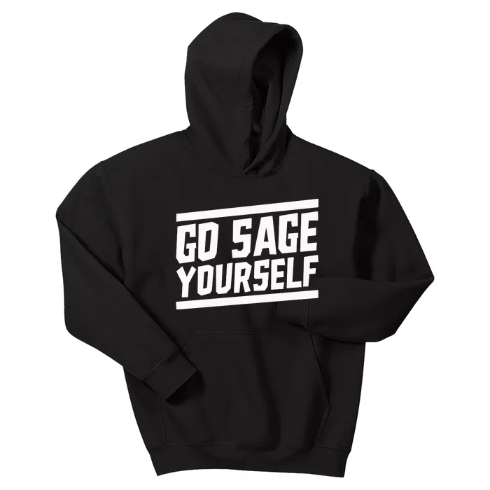 Yogi Bryan Go Sage Yourself Kids Hoodie