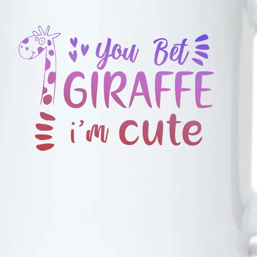 You Bet Giraffe IM Cute Animal Lover Black Color Changing Mug