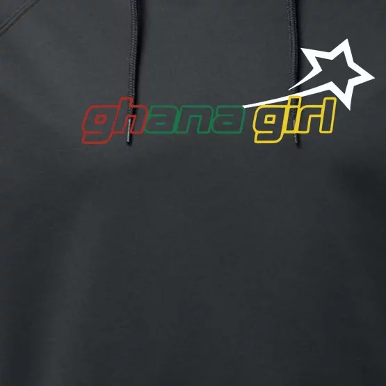 Yaa Baby Ghana Girl Star Performance Fleece Hoodie