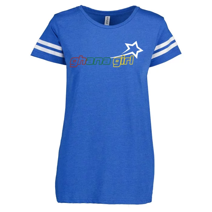 Yaa Baby Ghana Girl Star Enza Ladies Jersey Football T-Shirt