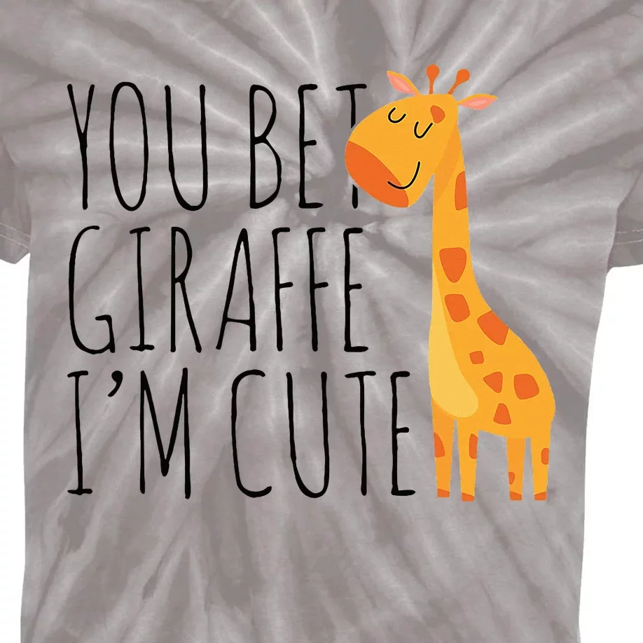 You Bet Giraffe IM Cute New Baby Funny Baby Kids Tie-Dye T-Shirt