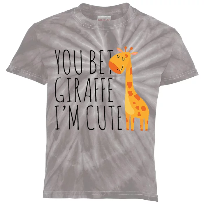 You Bet Giraffe IM Cute New Baby Funny Baby Kids Tie-Dye T-Shirt