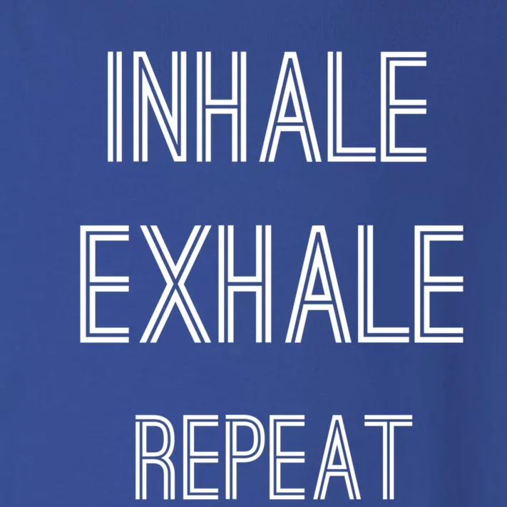 Yoga Breathing Inhale Exhale Repeat Gift Toddler Long Sleeve Shirt