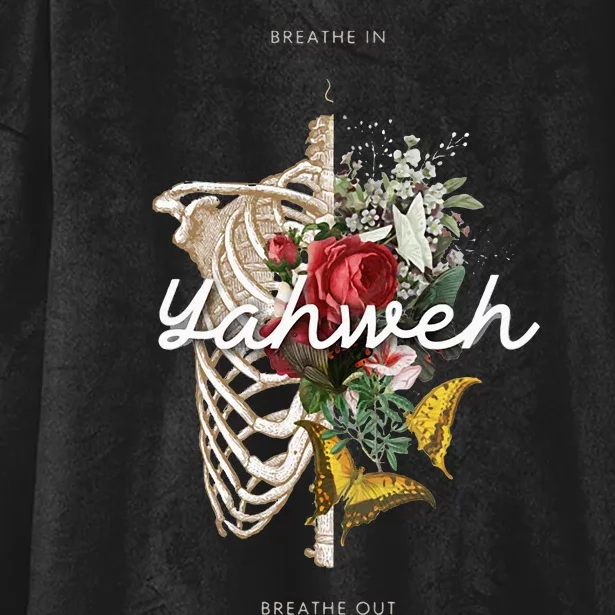 Yahweh Breathe In Breath Out Hooded Wearable Blanket