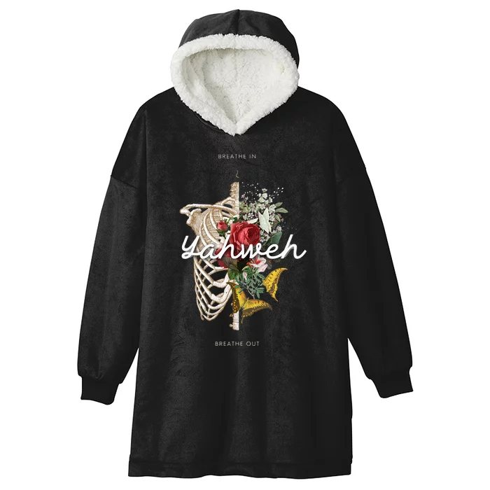 Yahweh Breathe In Breath Out Hooded Wearable Blanket