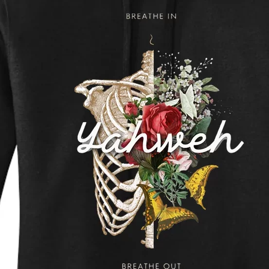 Yahweh Breathe In Breath Out Women's Pullover Hoodie