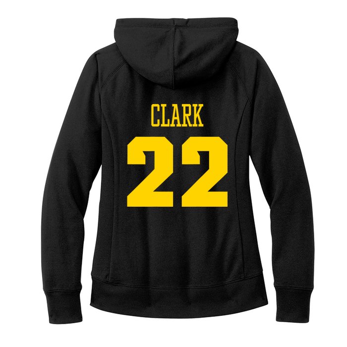 You Break It You Own It Clark 22 Iowa Front & Back Design Front & Back Women's Fleece Hoodie