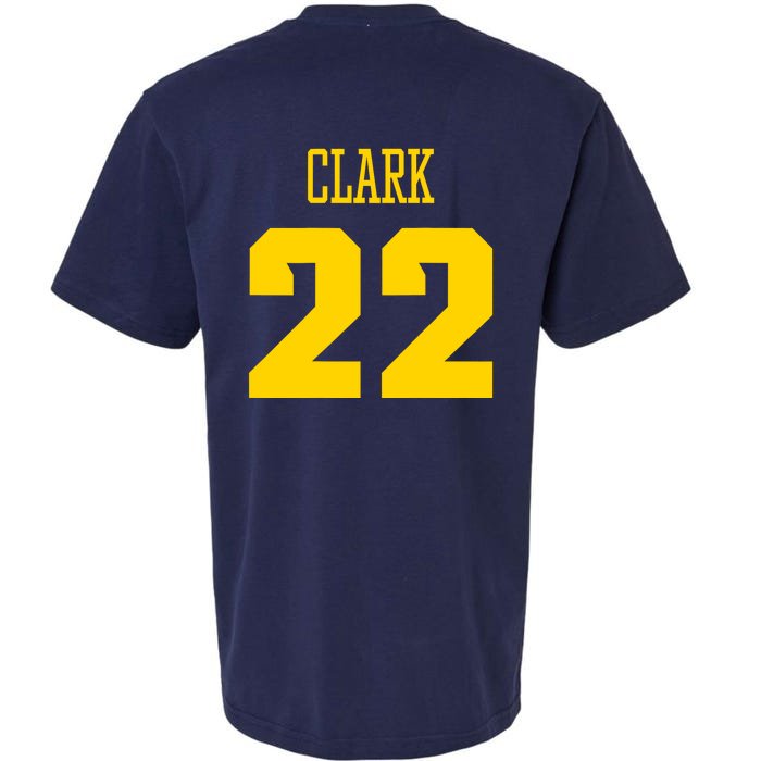 You Break It You Own It Clark 22 Iowa Front & Back Design Front & Back Sueded Cloud Jersey T-Shirt