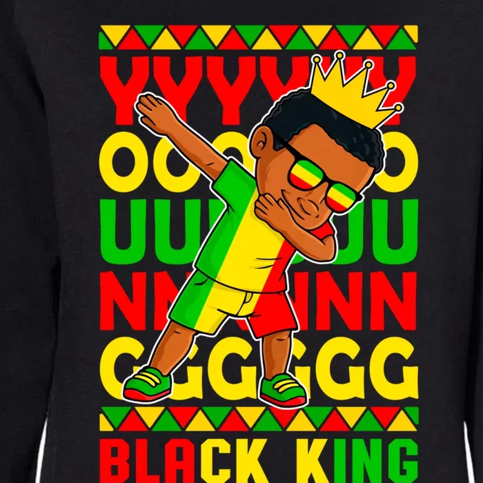 Young Black King Melanin African Juneteenth 1865 Gift Womens California Wash Sweatshirt