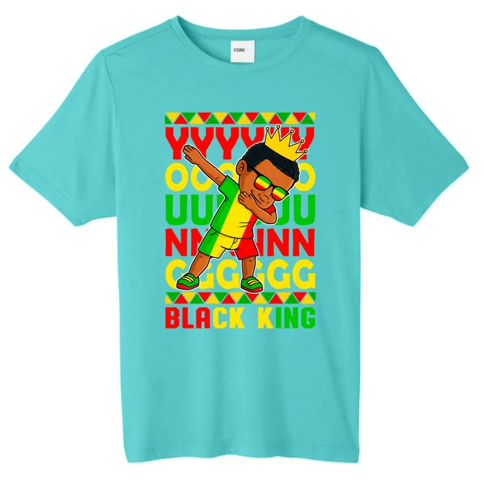 Young Black King Melanin African Juneteenth 1865 Gift ChromaSoft Performance T-Shirt