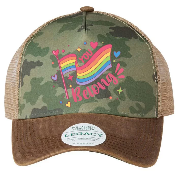 You Belong Lgbtq Ally Pride Legacy Tie Dye Trucker Hat