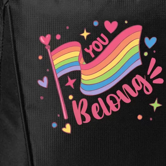 You Belong Lgbtq Ally Pride City Backpack