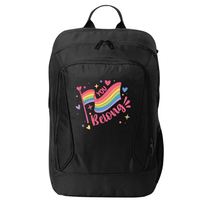 You Belong Lgbtq Ally Pride City Backpack