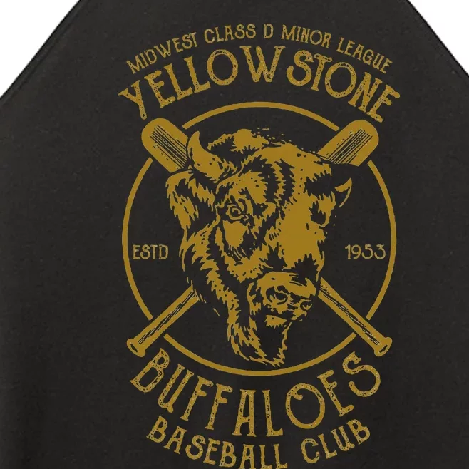 Yellowstone Buffaloes Minor League Retro Baseball Team Women’s Perfect Tri Rocker Tank