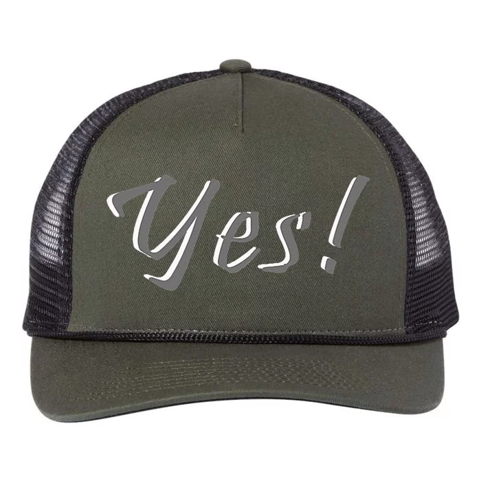 Yes! Bride Or Other Occasion Retro Rope Trucker Hat Cap