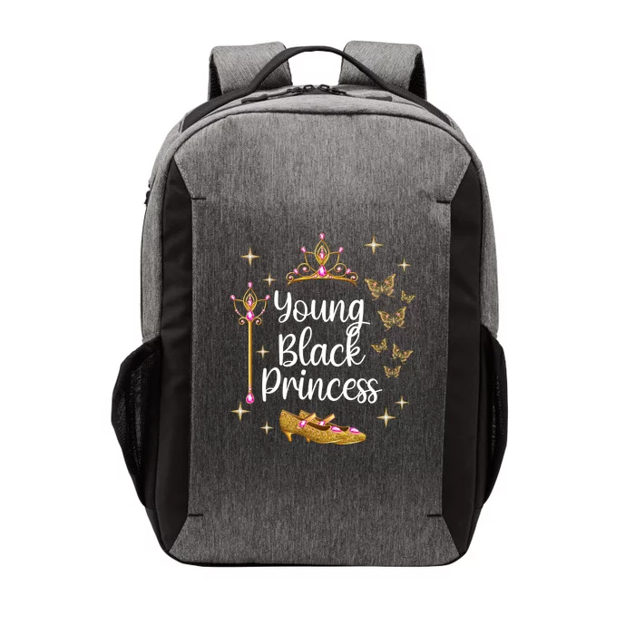 Young Black Princess Afro Natural Hair Black Girl Juneteenth Gift Vector Backpack