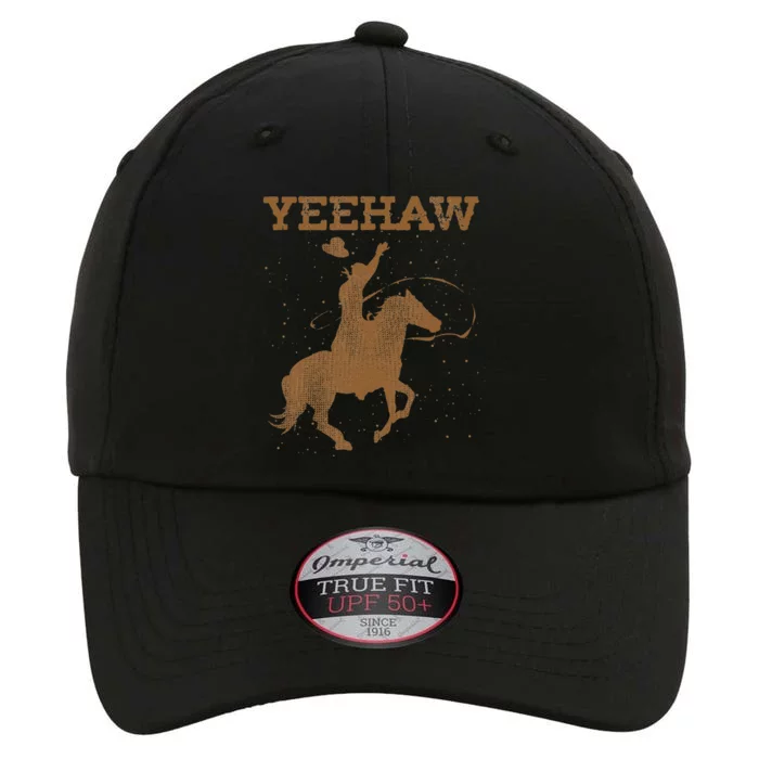 Yeehaw Bull Riding Texas Funny Western Cowboy Gift Cowboy The Original Performance Cap