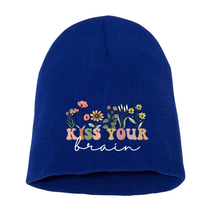 Your Brain Sped Teacher Students Class Cute Wildflower Cool Gift Short Acrylic Beanie