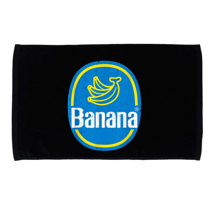 Yellow Banana Sticker Fruit Lazy Diy Easy Halloween Costume Microfiber Hand Towel