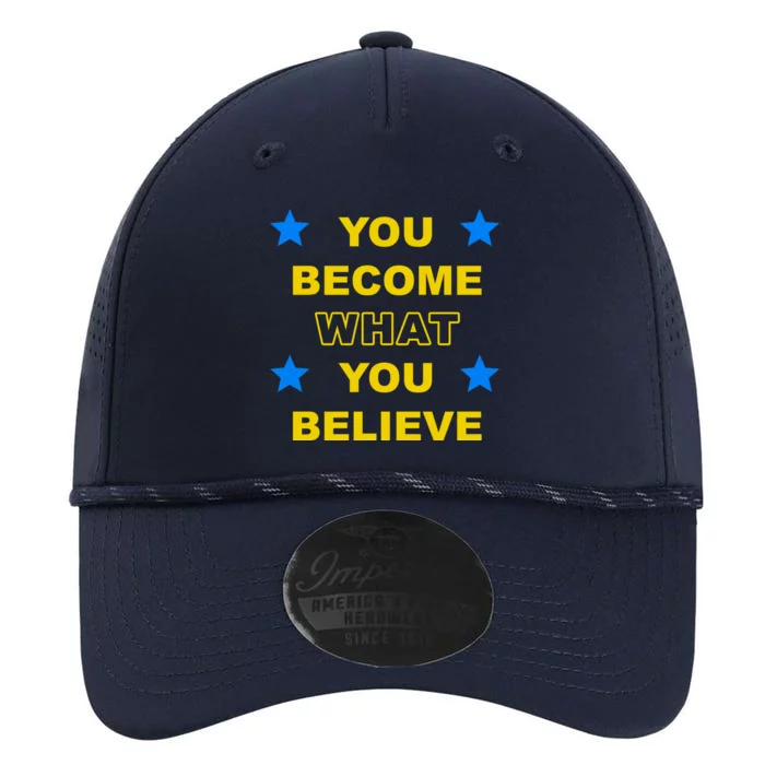 You Become What You Believe Performance The Dyno Cap