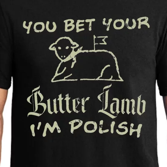 You Bet Your Butter Lamb I'm Polish Animals Pajama Set