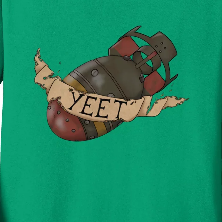 Yeet Bomb Kids Long Sleeve Shirt