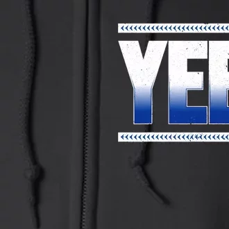 Yeet Blue Full Zip Hoodie