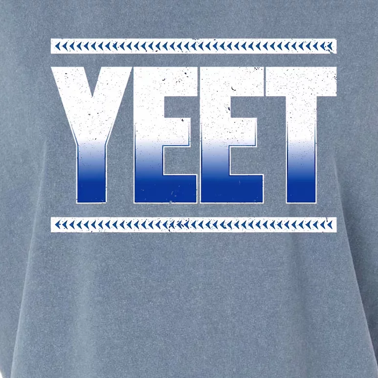 Yeet Blue Garment-Dyed Women's Muscle Tee