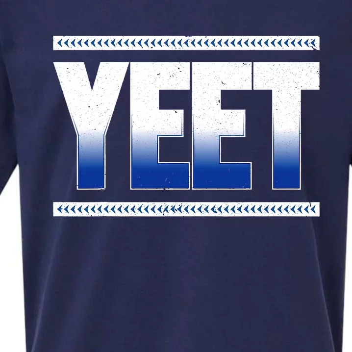 Yeet Blue Sueded Cloud Jersey T-Shirt