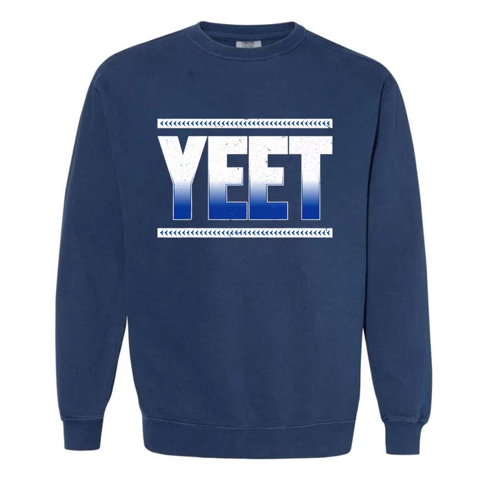 Yeet Blue Garment-Dyed Sweatshirt