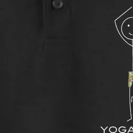 Yoga Boy Yoga Exercise Dry Zone Grid Performance Polo