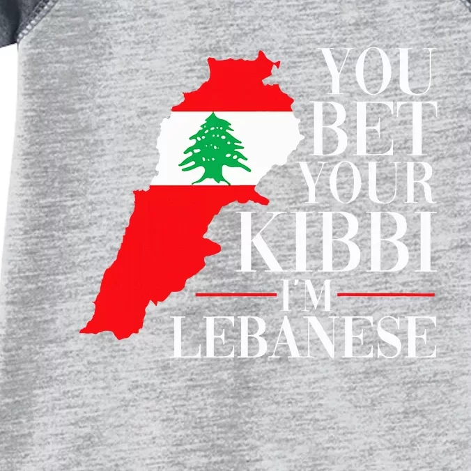 You Bet Your Kibbi IM Lebanese Infant Baby Jersey Bodysuit