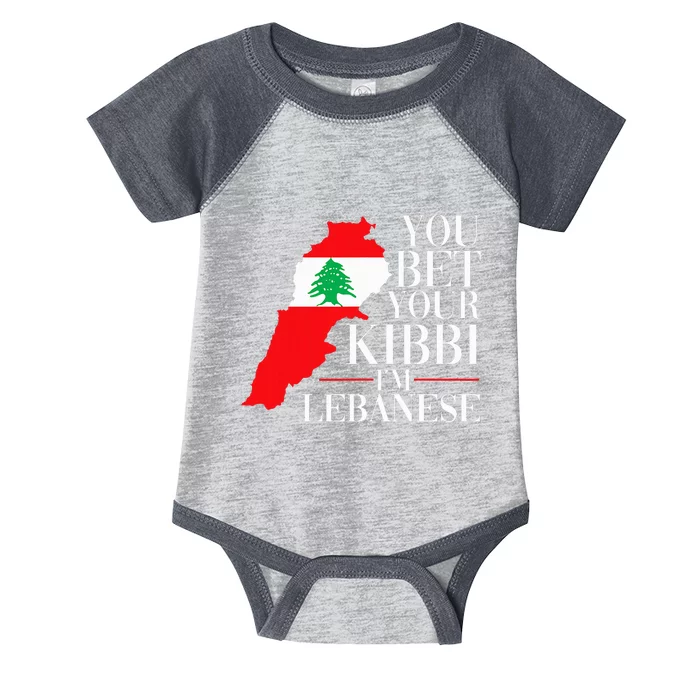 You Bet Your Kibbi IM Lebanese Infant Baby Jersey Bodysuit