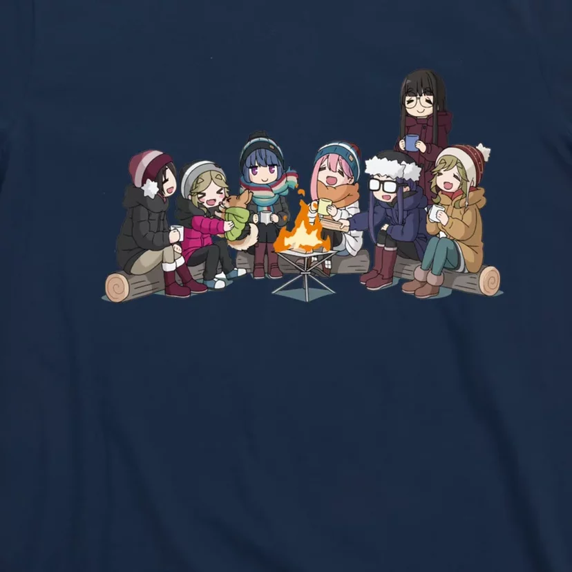 Yuru Camp All Character Gathering T-Shirt