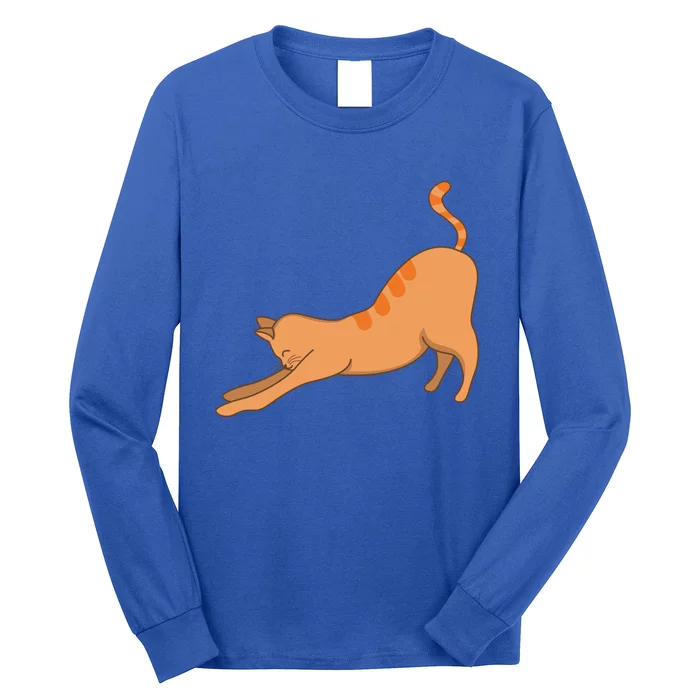 Yoga Cat Art Cat Lover Namaste Cat Yoga Mom Great Gift Long Sleeve Shirt