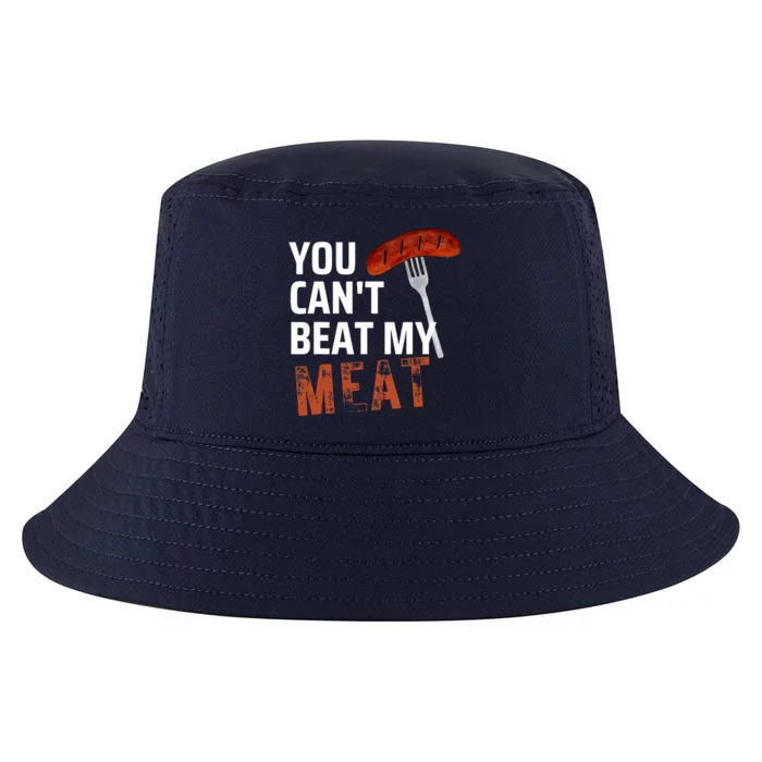 You CanT Beat My Meat Funny Bbq Lover Cool Comfort Performance Bucket Hat