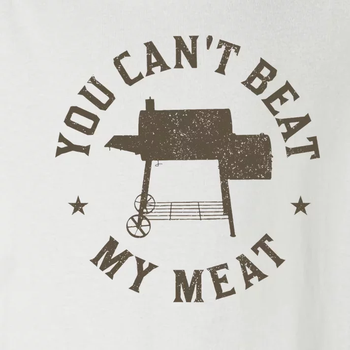 You CanT Beat My Meat Bbq Grilling Chef Funny Grill Toddler Long Sleeve Shirt